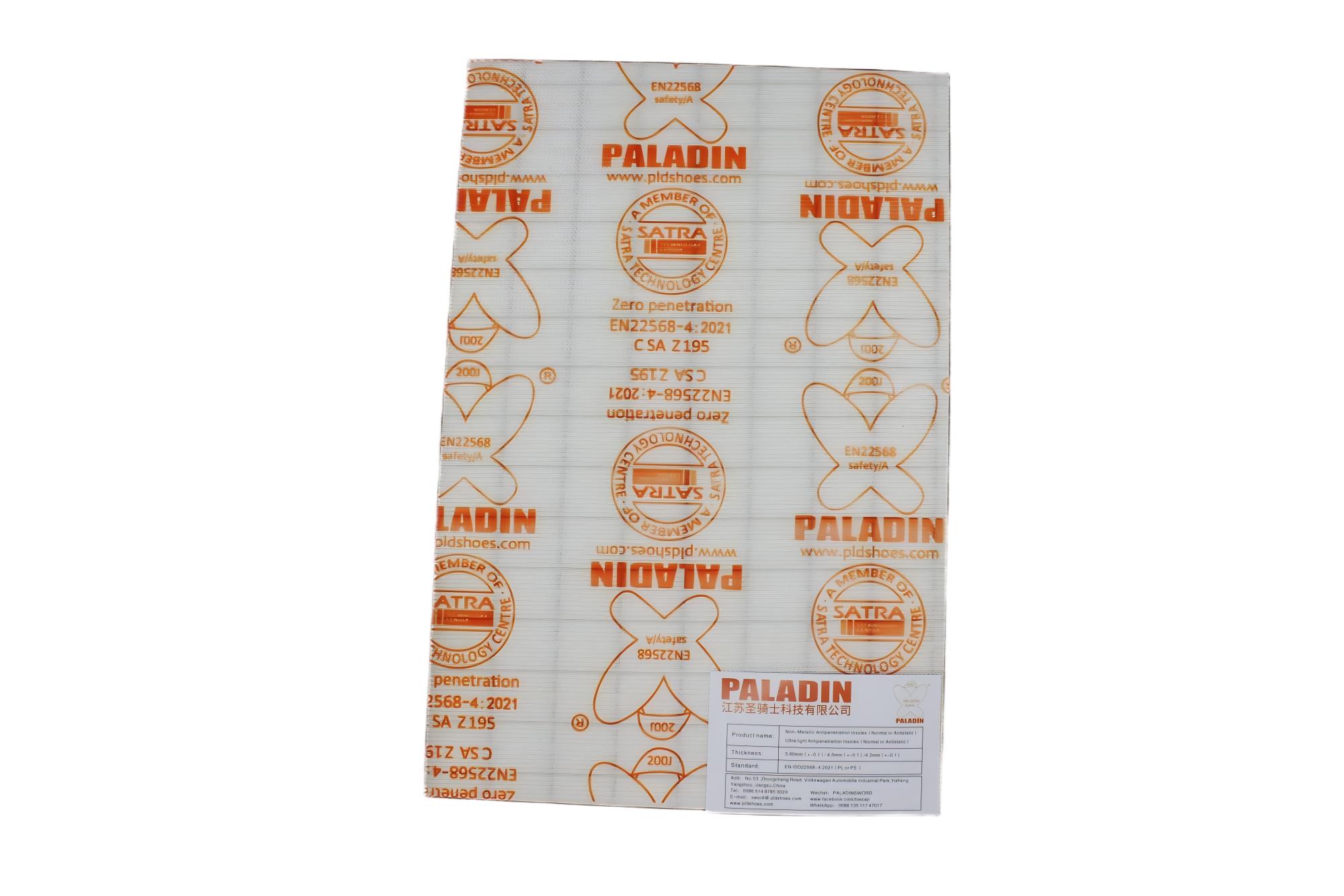 Anti Puncture Flexible Soft Insole Fabric for Safety Footwear