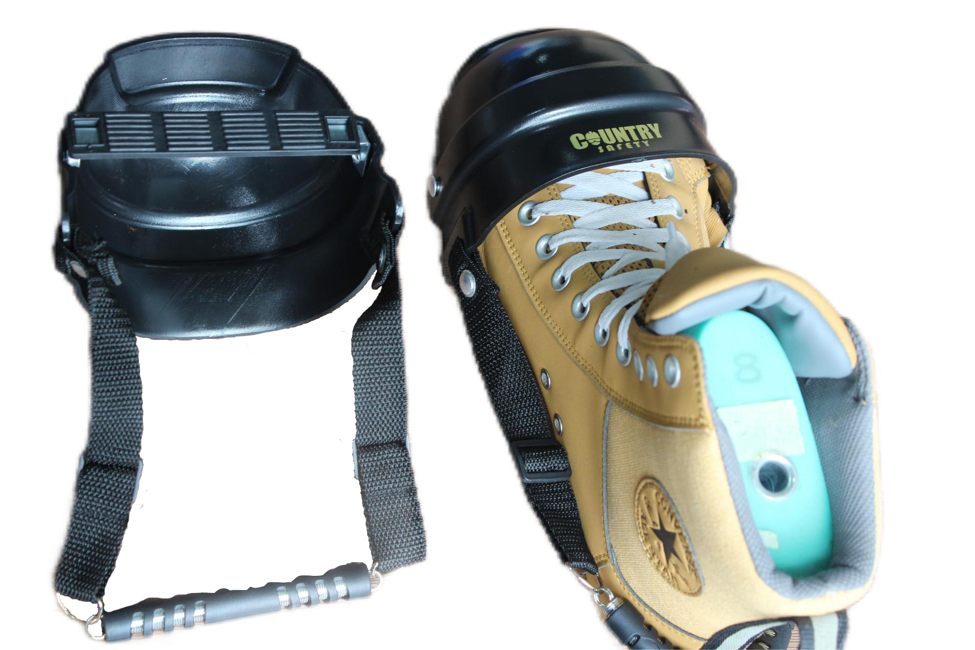 Safety shoe cover for visitors composoite foot guard 